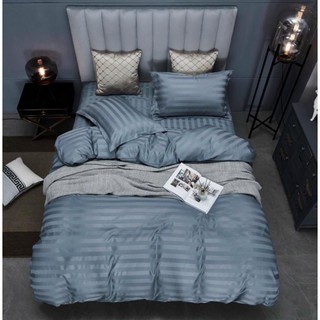 BỘ CHĂN GA COTTON LỤA SỌC 3F