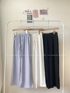 Quần culottes voan chất mát
