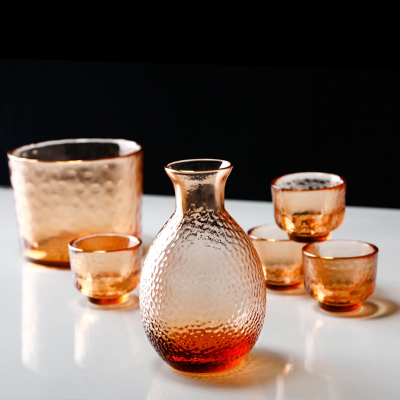 Bộ Bình đựng sake nhật bản nghệ thuật , Bình trà nghệ thuật trang trí nhà cửa Time decor