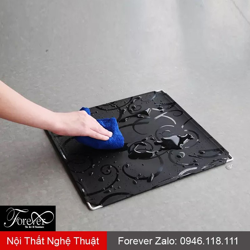 Tủ nhựa cho bé 12 ô 111*147*47cm Decal mèo ngộ nghĩnh màu đen - Nội Thất Nghệ Thuật Forever