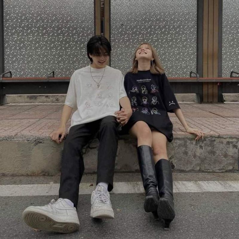 [Rẻ Vô Địch] Áo thun cotton tay lỡ unisex - ÁO SADBOIZVIBES- mẫu hot 2022