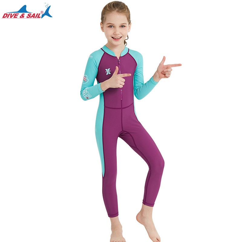 Đồ Bơi Dài Tay Bé Gái Bé Trai  - Chống Nắng Cho Trẻ Từ 10kg Đến 46kg