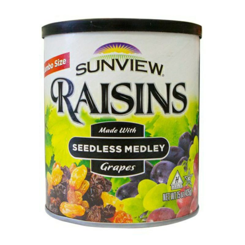 (Date mới) Nho khô Mỹ SUNVIEW RAISINS 425g