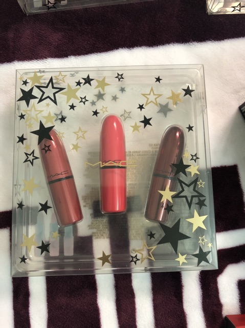 GiftSet Son MAC Signature Stars Lipstick Kit ( 3 Cây Fullsize )