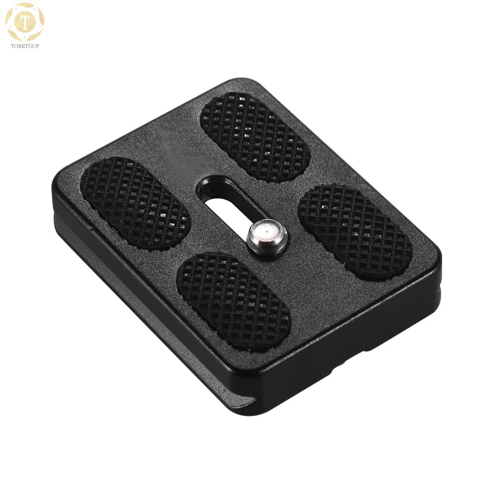 Shipped within 12 hours】 50*38mm Size Aluminum Alloy Universal Quick Release Plate D-50T QR Plate with 1/4 Inch Screw for Arca Swiss Benro Monopod Tripod Ball Head Camera Accessory Quick Release Plate [TO]