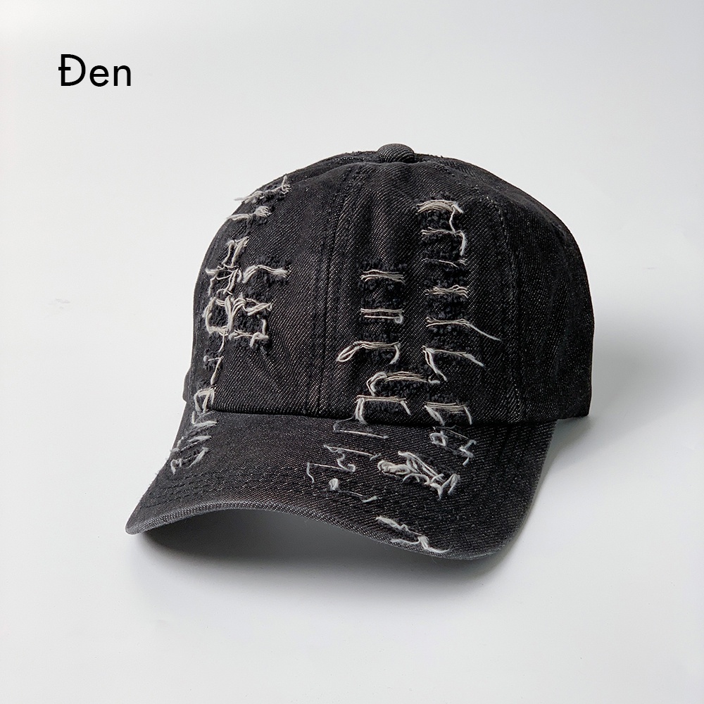 Mũ lưỡi trai thời trang nam nữ Jean rách AH1565