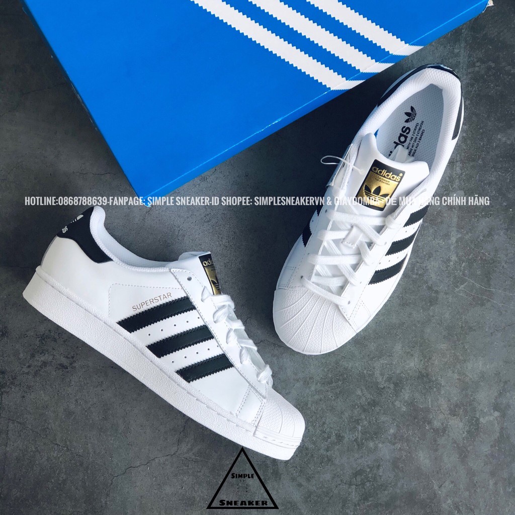 Giày Super Star Chính HãngFREESHIP Giày Adidas Superstar OG Chính Hãng_Chuẩn Auth