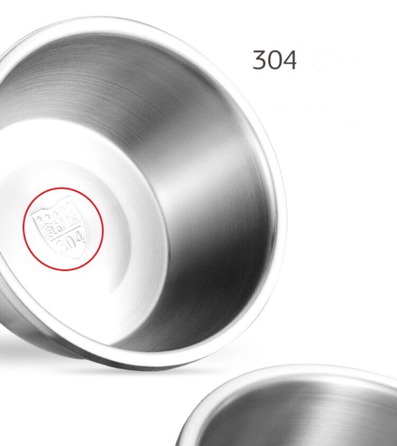 Bộ thau + rổ inox 304