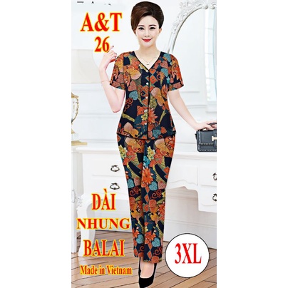 ĐỒ BỘ DÀI TRUNG NIÊN CỔ BÀ LAI(45-70KG)