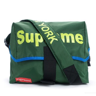 Freeship 99k TQ_Túi Mang Chéo Thể Thao Supreme Xanh lá cây