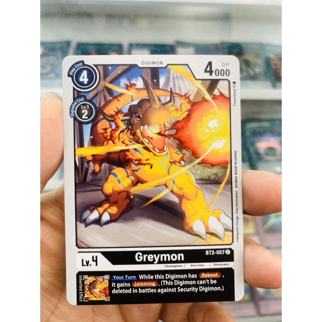 Thẻ Bài Digimon Mã BT2-057 - Greymon - Digimon - Common