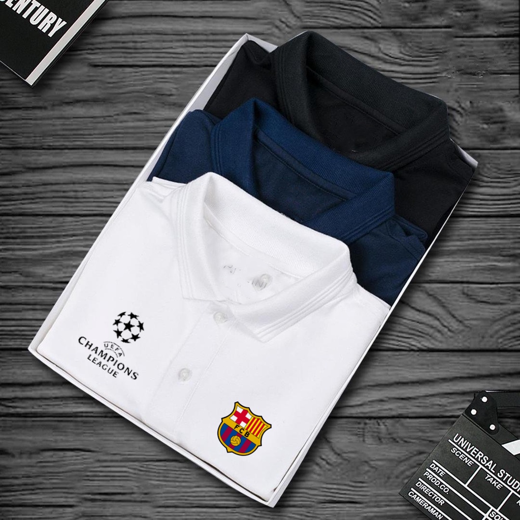 Áo thun áo polo barca áo thun clb đá bóng nam  đẹp  thời trang thể thao thời trang cao cấp  HÀNG LOẠI 1