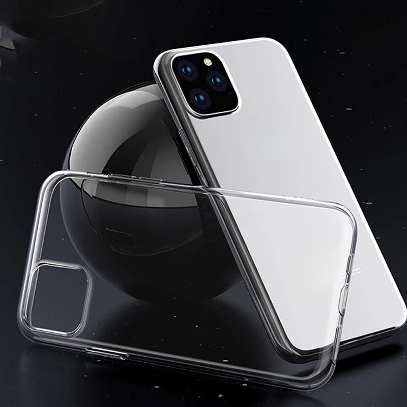 Ốp điện thoại silicone trong suốt siêu mỏng cho for  12 Mini 12 Pro Max 11 12 Pro Max