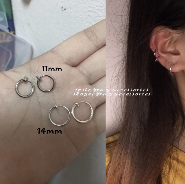 ROSY - KHUYÊN TRÒN KẸP ĐEO TAI MÔI MŨI V BTS