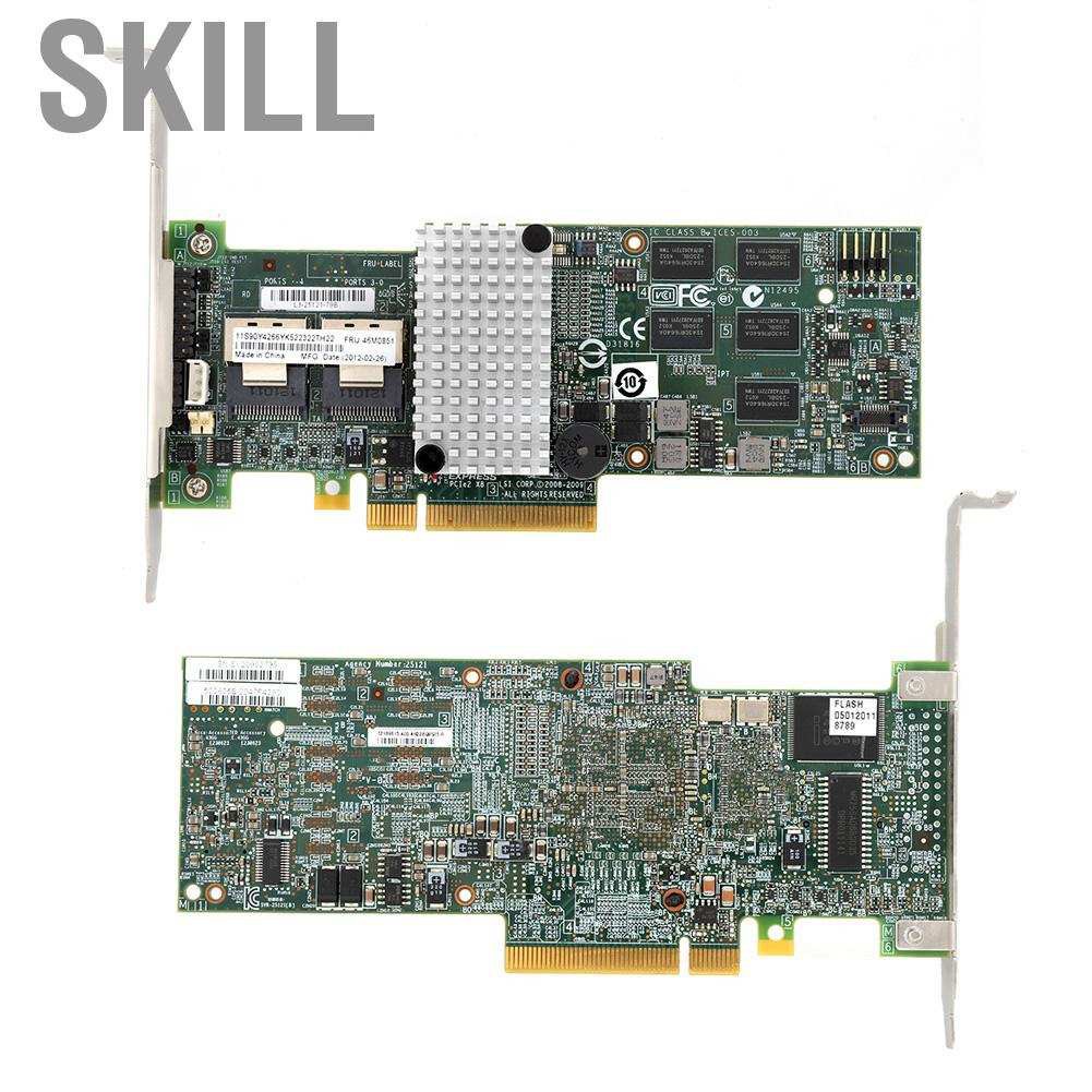 Bảng Mạch Điều Khiển Ibm M5015 Megaraid 9260-8i Sata / Sas Raid 6gb S Pcie X8 Thẻ