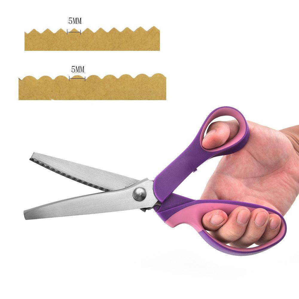 Kéo Chuyên Nghiệp Zig Zag Bằng Thép Không Gỉ Chất Lượng Cao Dành Cho Thợ May