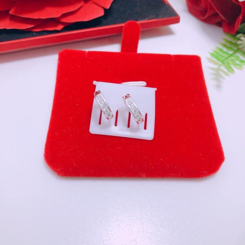 BÔNG TAI KHUYÊN VÒNG TRÒN NHẪN NHỎ XINH