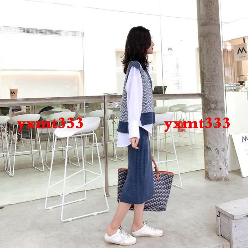[Giảm giá thần tốc] Set Đồ Bơi Áo Tay Ngắn + Quần Short Lưng Cao Thời Trang Cho Nữ Set Áo Len Không Tay + Áo Sơ Mi Trắng | BigBuy360 - bigbuy360.vn