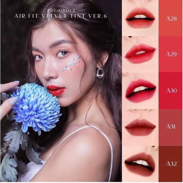 SON KEM LÌ BLACK ROUGE AIR FIT VELVET TINT VER 6 BLUEMING GARDEN | BigBuy360 - bigbuy360.vn