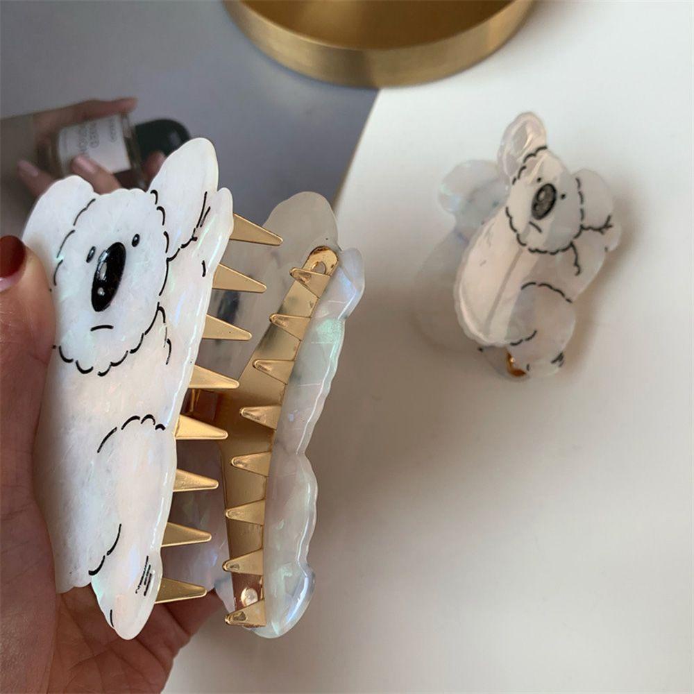 Kẹp Tóc Rửa Mặt / Tắm Hình Gấu Koala Axit Acetic Cá Tính Cho Nữ