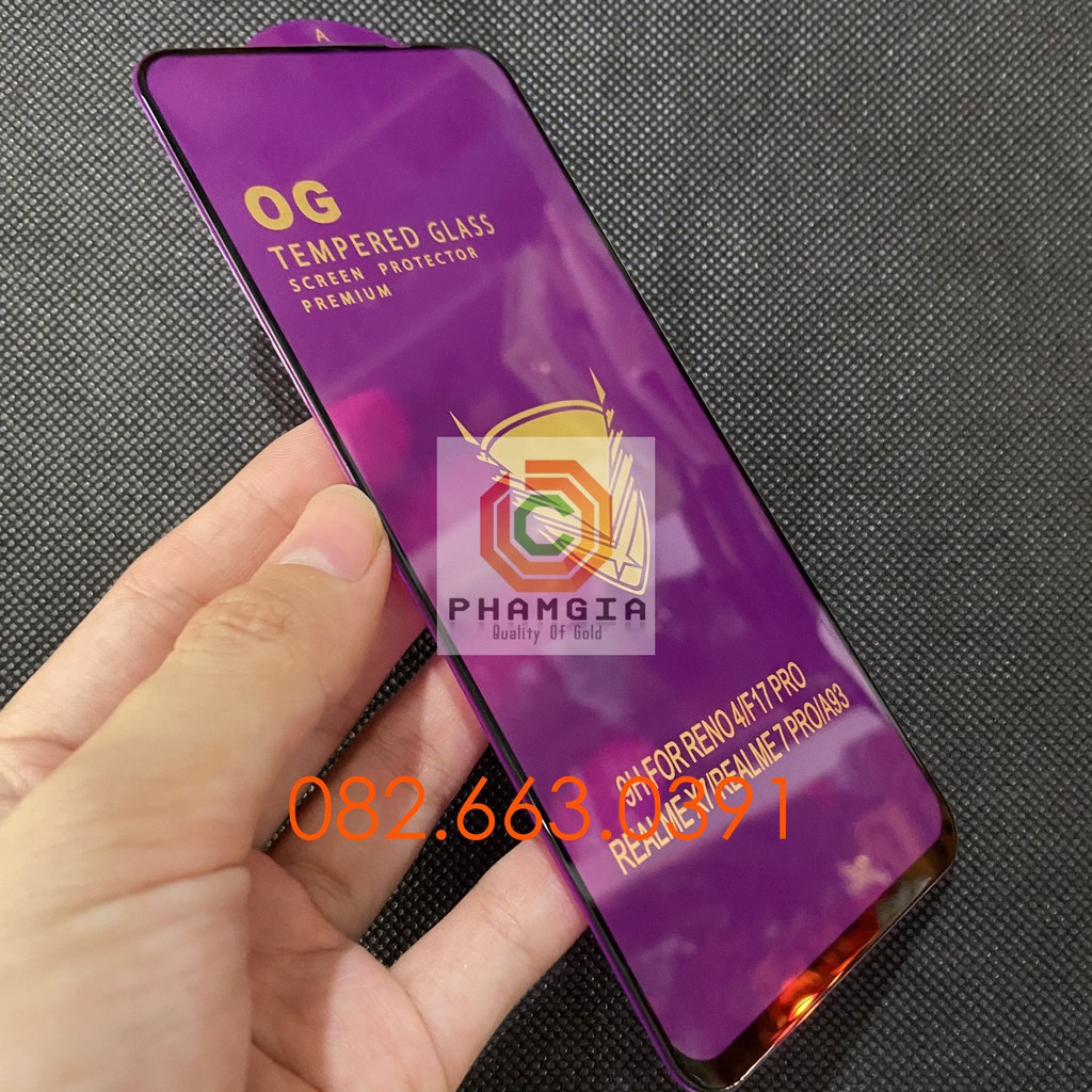 Kính cường lực Oppo Reno 4 full màn hình hiệu OG chuẩn xịn