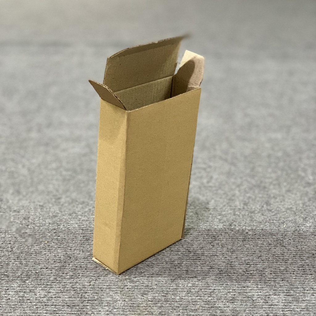 10x4x18 Combo 100 Hộp Carton Đóng Hàng Hộp Ship COD 3 Lớp sóng E Mặt Nâu
