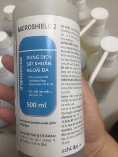 Dung dịch sát khuẩn ngoài da MICROSHIELD