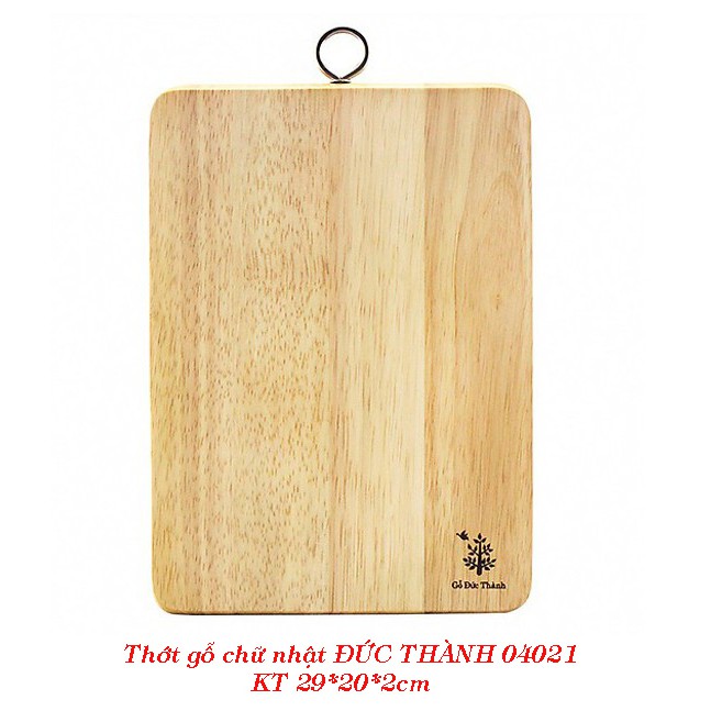 Thớt Gỗ Đức Thành Cao Su Tự Nhiên [Nhiều Size] | BigBuy360 - bigbuy360.vn