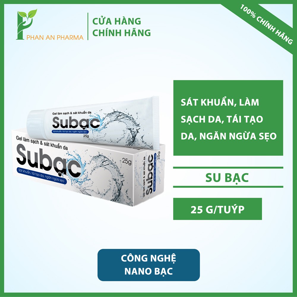 Gel làm sạch da sát khuẩn Su bạc CN112