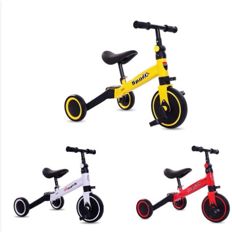 Xe Chòi Chân, Thăng Bằng Có Bàn Đạp 3in1 , đạp 3 in 1,xe chòi 3 in 1 happy Dành Bé Từ 1 Đến 5. Tặng Chuông Tuổi