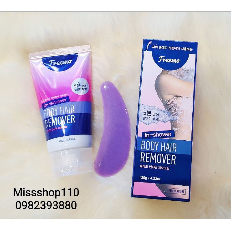 Kem tẩy lông toàn thân Freemo in shower body hair remover