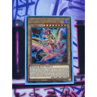 Thẻ bài yugioh chaos nephthys - ultra rare - bach-en025