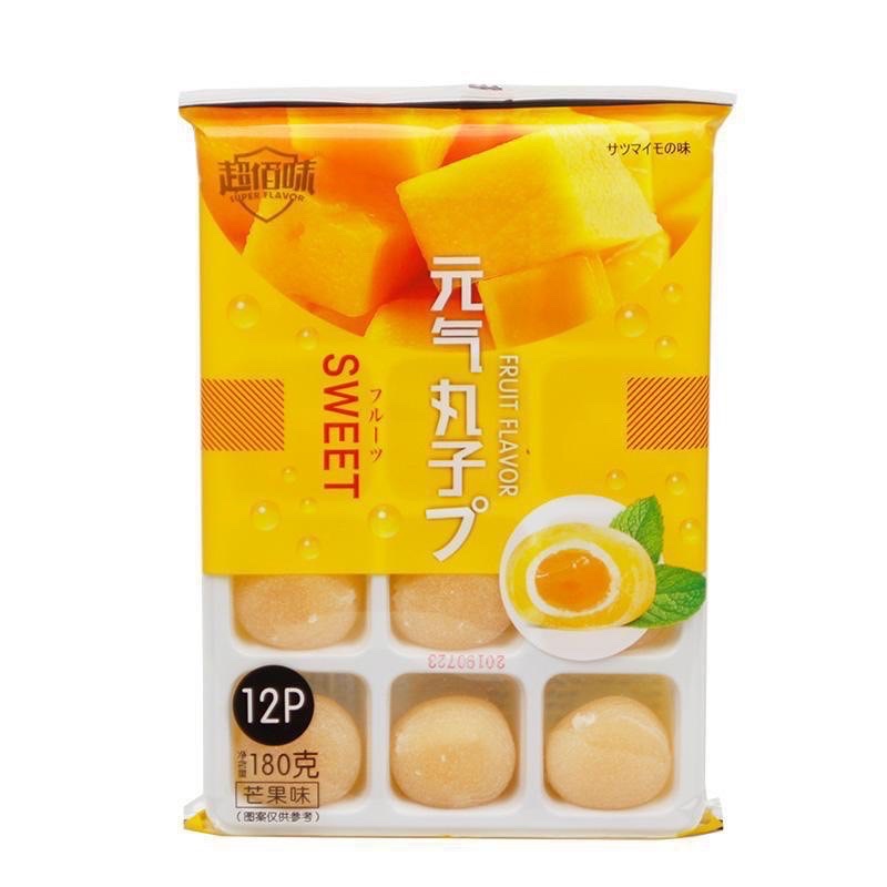 Bánh Mochi Kem Lạnh Sweet Nhân Hoa Quả Fruit Flavor 180g (12 chiếc)