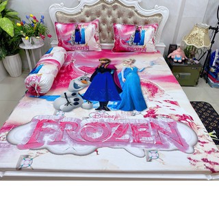 BỘ DRAP THUN LẠNH Ý 5D THÁI LAN CAO CẤP NHIỀU MẪU (INBOX CHỌN MẪU)