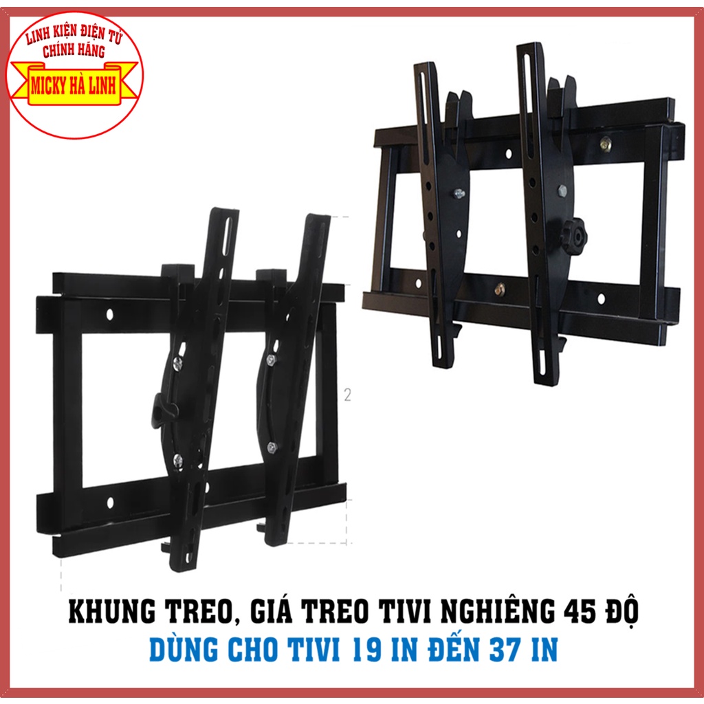 Khung treo TV Nghiêng từ 32 - 63 Inch (Nghiêng 25-45 độ )