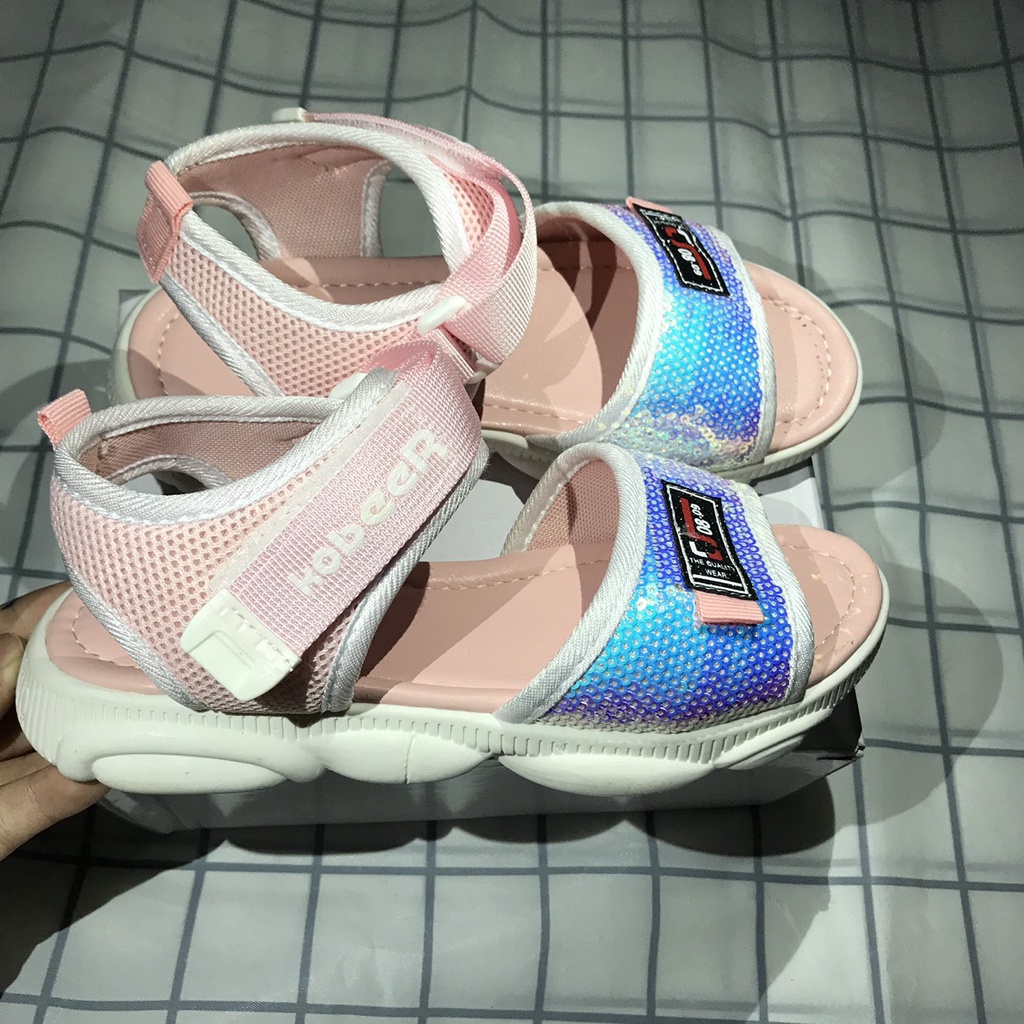 Dép sandal bé gái êm chân đi học, đi chơi xinh xắn 4 - 14 tuổi