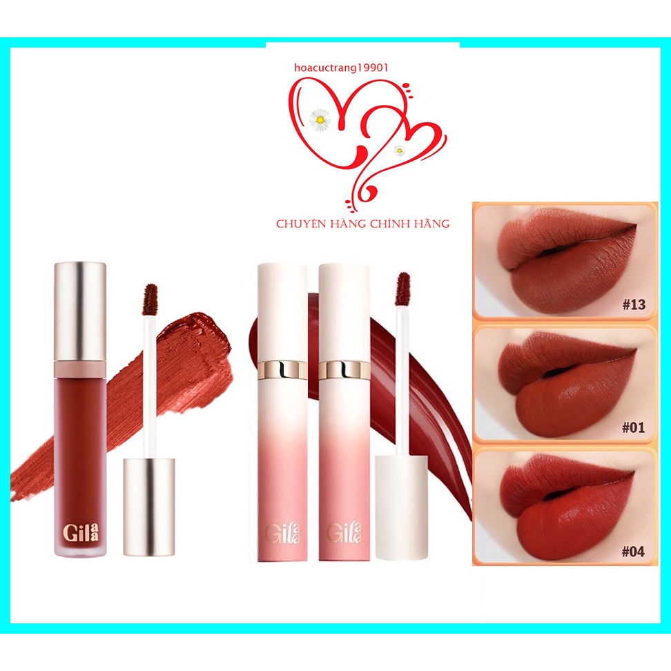 GILAA LONG WEAR LIP CREAM - SON KEM LỲ THẾ HỆ MỚI full