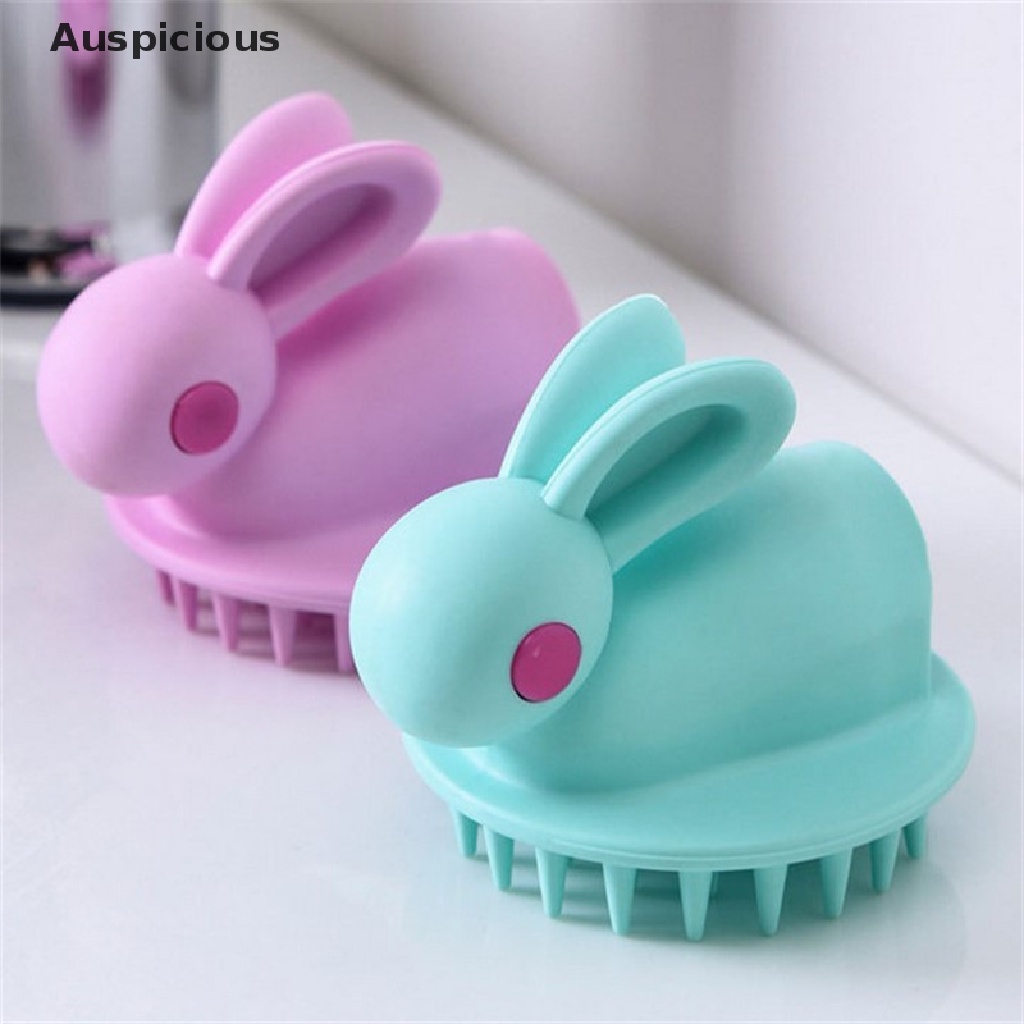 (Hàng Mới Về) Bàn Chải Silicone Mát Xa Da Đầu Lưu Thông Máu