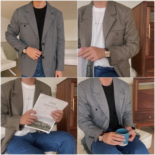Áo blazer nam vải kẻ nhỏ - CHECKED BLAZER
