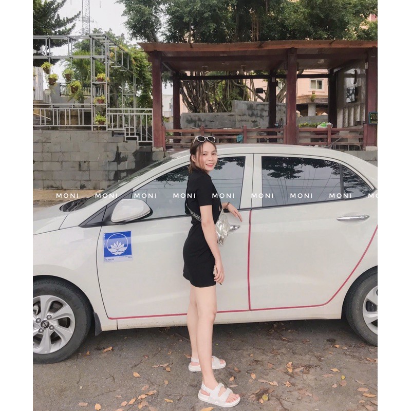 Đầm suông cổ polo có thêu logo🍓 | BigBuy360 - bigbuy360.vn
