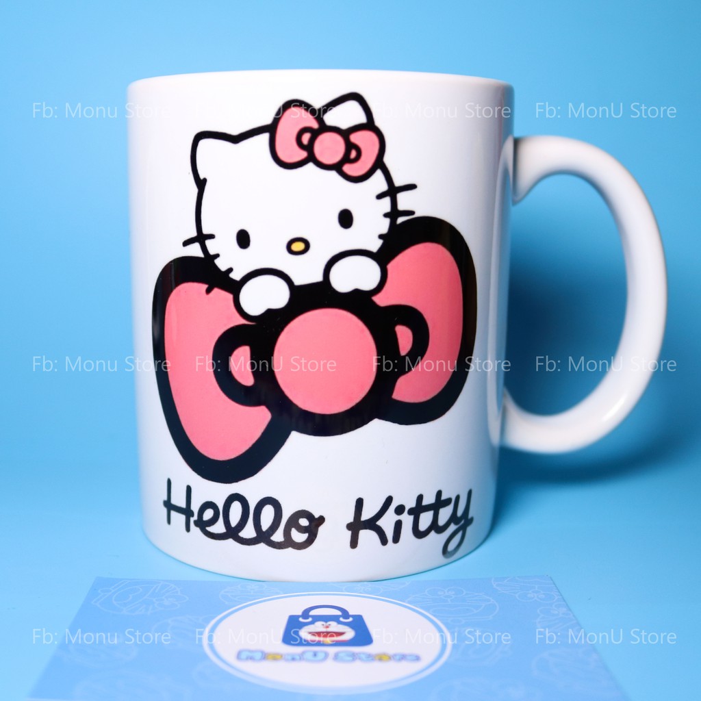 Ly sứ hoạt hình Hello Kitty dễ thương cute (ly thường, ly huyền ảo)