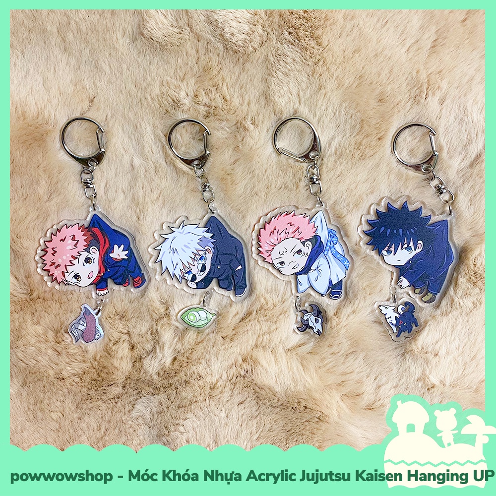 Móc Khóa Nhựa Acrylic Trong Suốt Jujutsu Kaisen Hanging UP