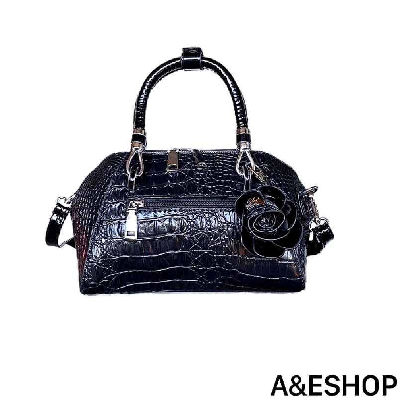 Túi Xách Nữ Da Bò Dập Vân Cá Sấu Quai Sách Cao Cấp Rẻ Đẹp -A&ESHOP 9807