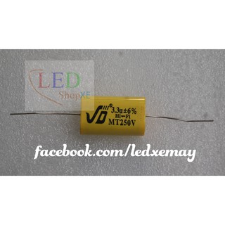 Tụ treble 250v 3,3uf không phân cực