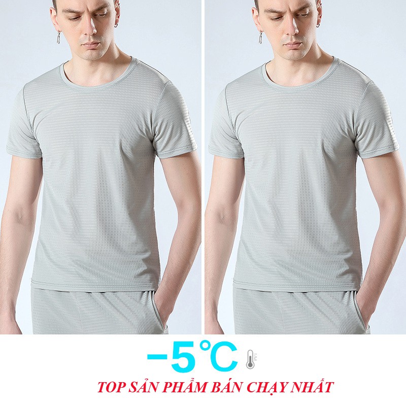[KHÔNG XỊN, HOÀN TIỀN] Áo thun nam,ngắn tay, cổ tròn, lụa lưới thông hơi thoáng khí, áo lót nam thể thao, áo tập Gym | BigBuy360 - bigbuy360.vn