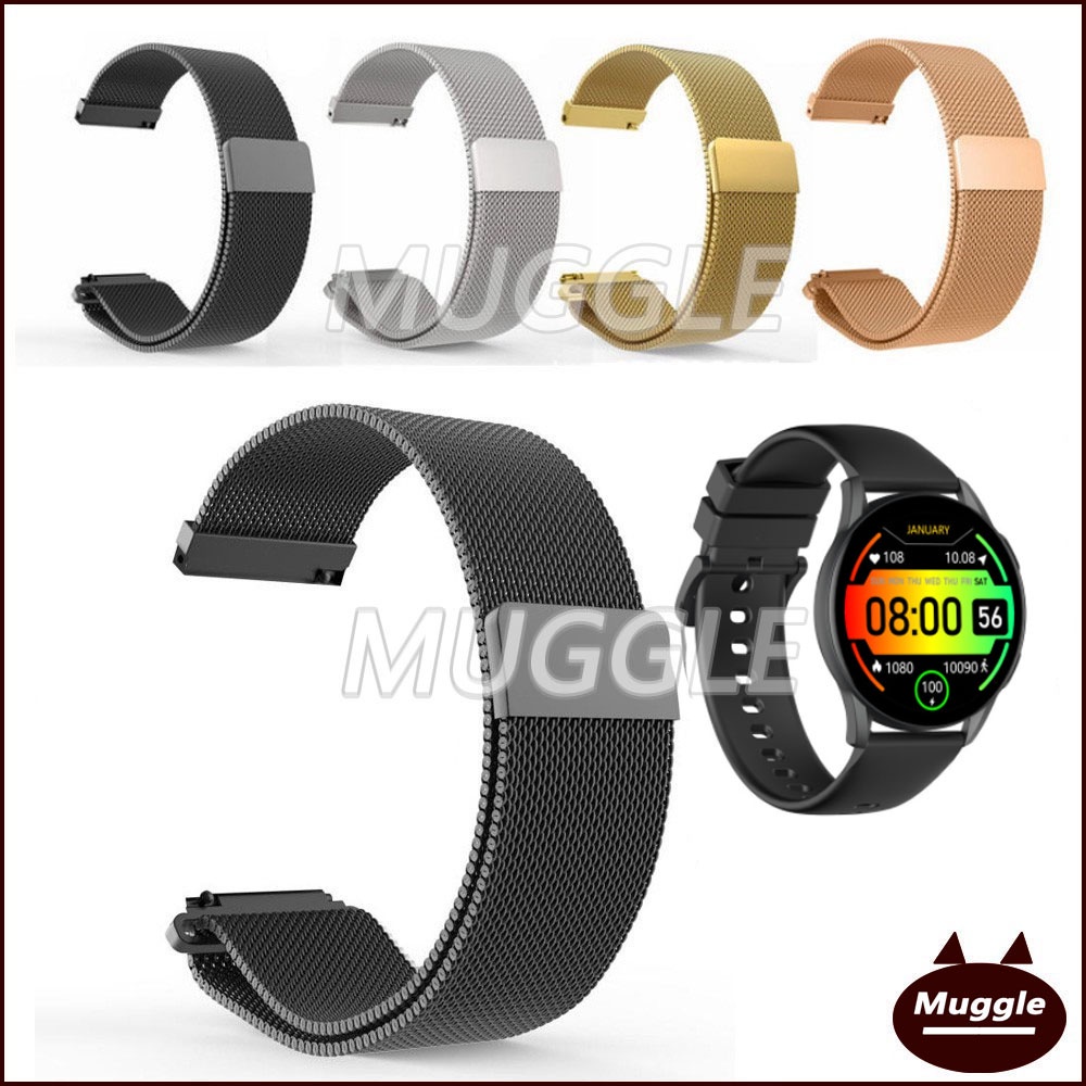 Xiaomi Kieslect K11 KR Dây Đeo Kim Loại Thời Trang Cho Đồng Hồ Thông Minh Kieslect K11 Kieslect KR Kieslect Kr Pro watch Dây Đeo Kim Loại Từ Tính Thay Thế Cho Đồng Hồ