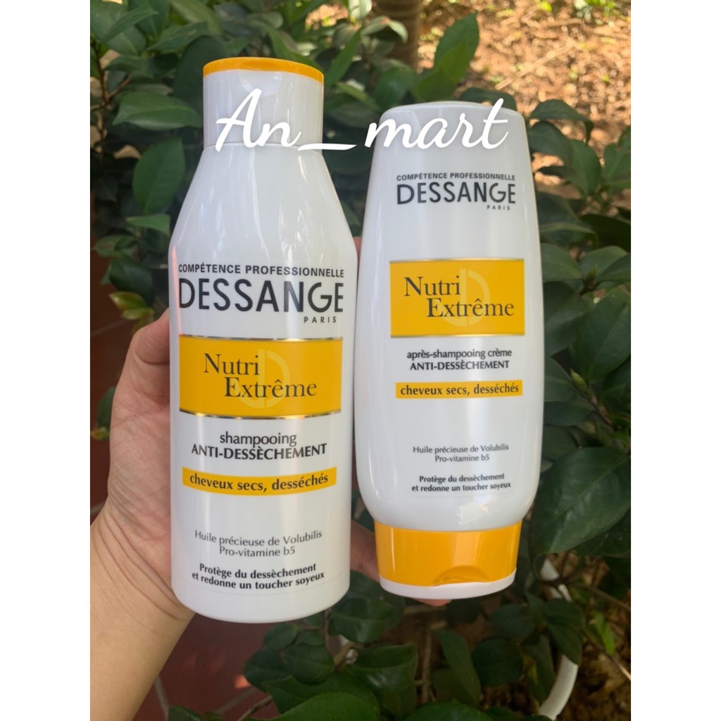 Cặp Gội - Xả Dessange Nutri-Extreme - Nội Địa Pháp 200ml-250ml