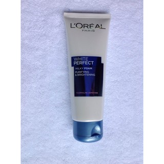 Sữa rửa mặt trắng da l'oreal white perfect