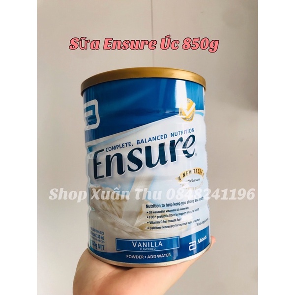 Sữa Ensure Úc 850g