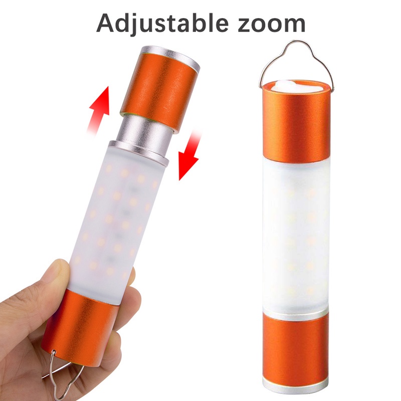 1 Đèn Pin LED Chống Nước Có Thể Sạc Lại Bằng Cổng USB